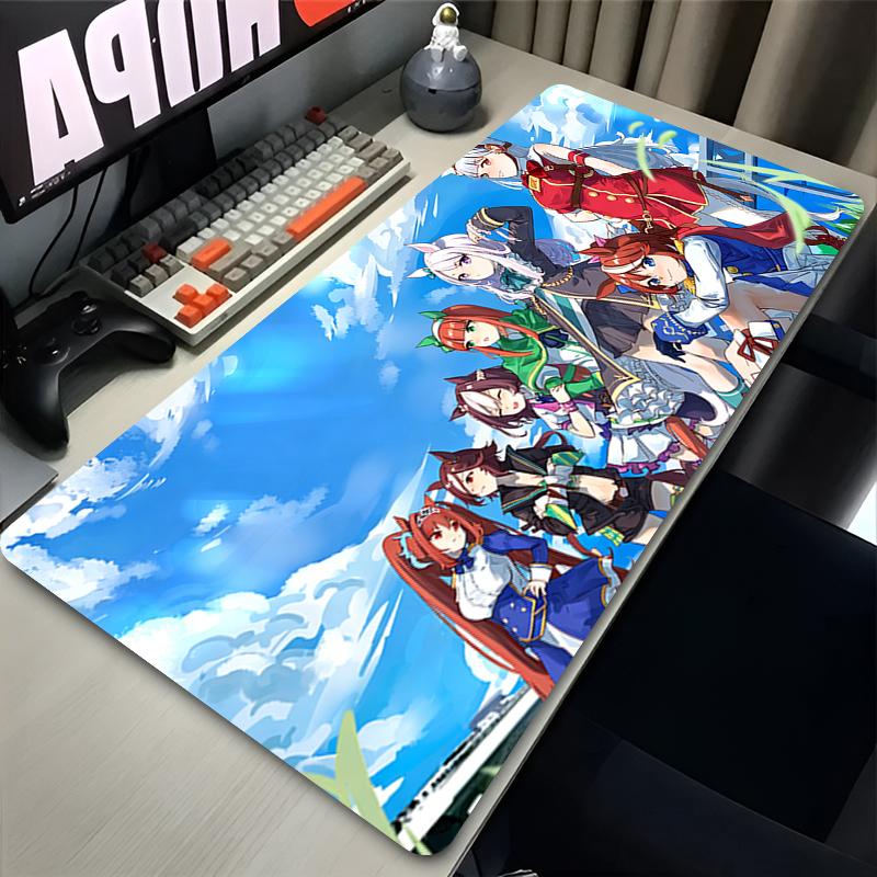 Mouse Pad Anime Uma Musume Pretty Derby Kitasan Mousepad Nonslip Suitable For Office Computers Laptops Esports Game Desk Mats