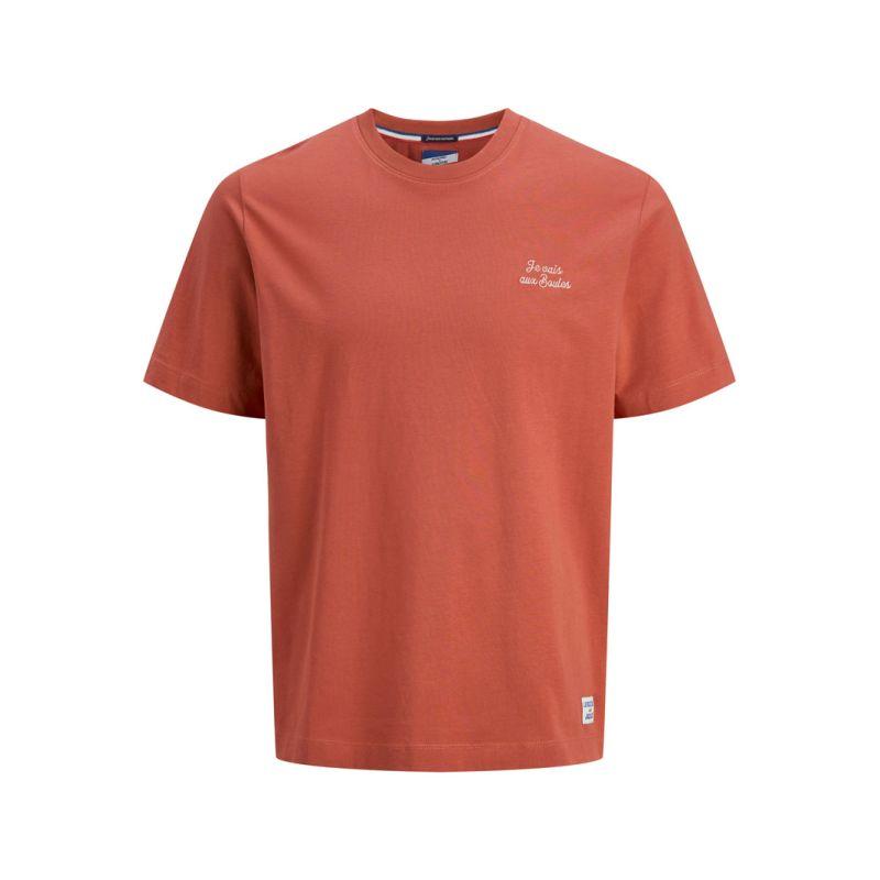 T-shirt Ornocello Ginger Spice Cotton Crew Neck Men JACK & JONES