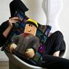 Hot Game R-Robloxs-X Cool Pillow Covers Cartoon Sofa Decorative Home Double-sided Printing Short Plush Cute Cushion Cover