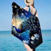 Peacock In The Rain Beach Towel, Super Soft Microfiber, Gift for Her/Him, Birthday, for Pool, Beach, Travel, Home Decor Fan gifts