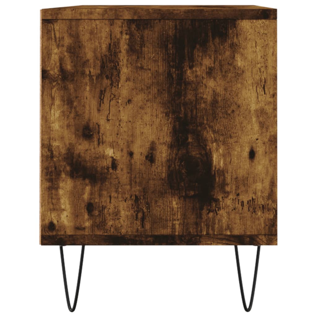 TV Cabinet Smoked Oak 100 x 34.5 x 44.5 cm Particleboard