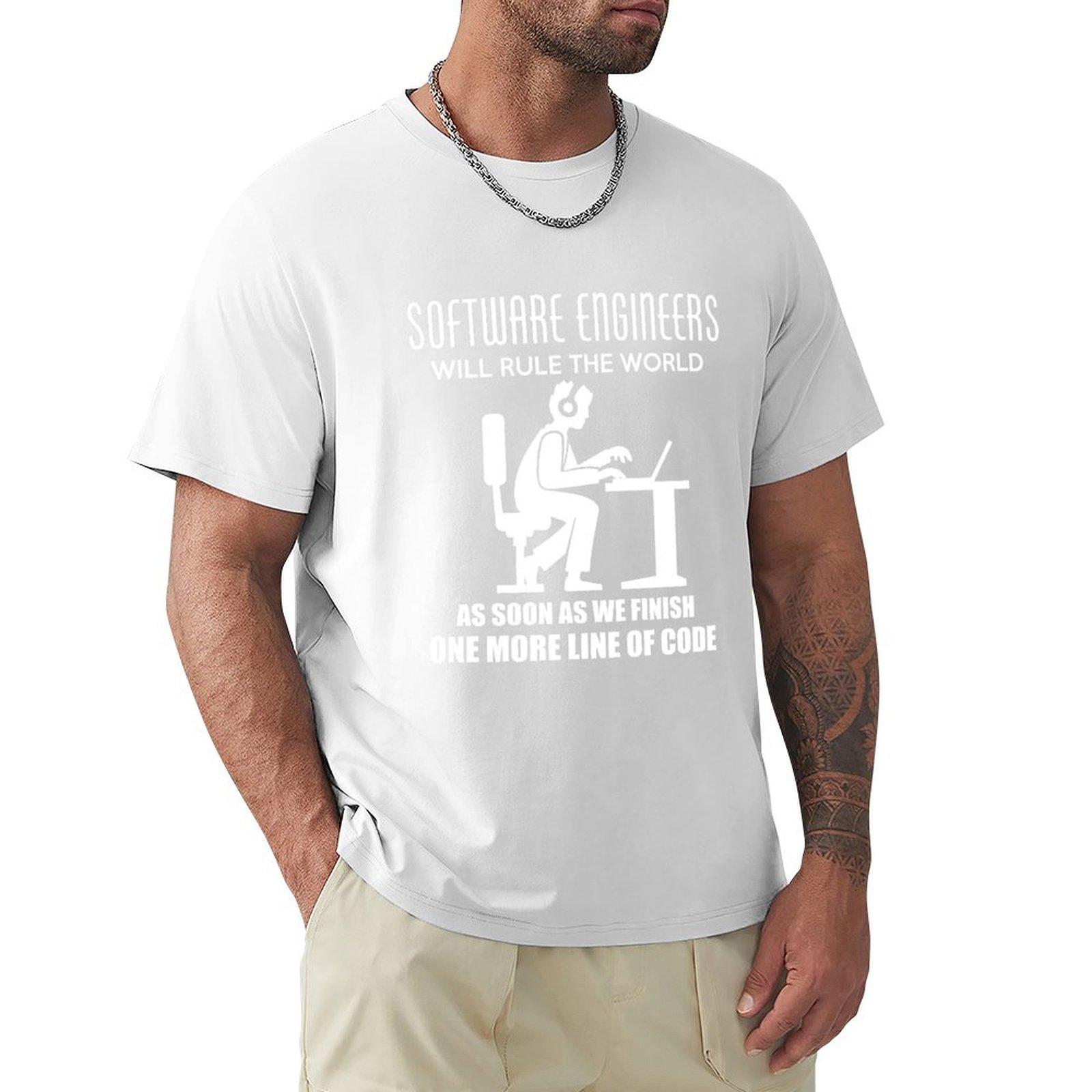 Software Engineers Will Rule The World Awesome Software Engineer Gift Tshirt Plus Size Comfort Fit Tee S