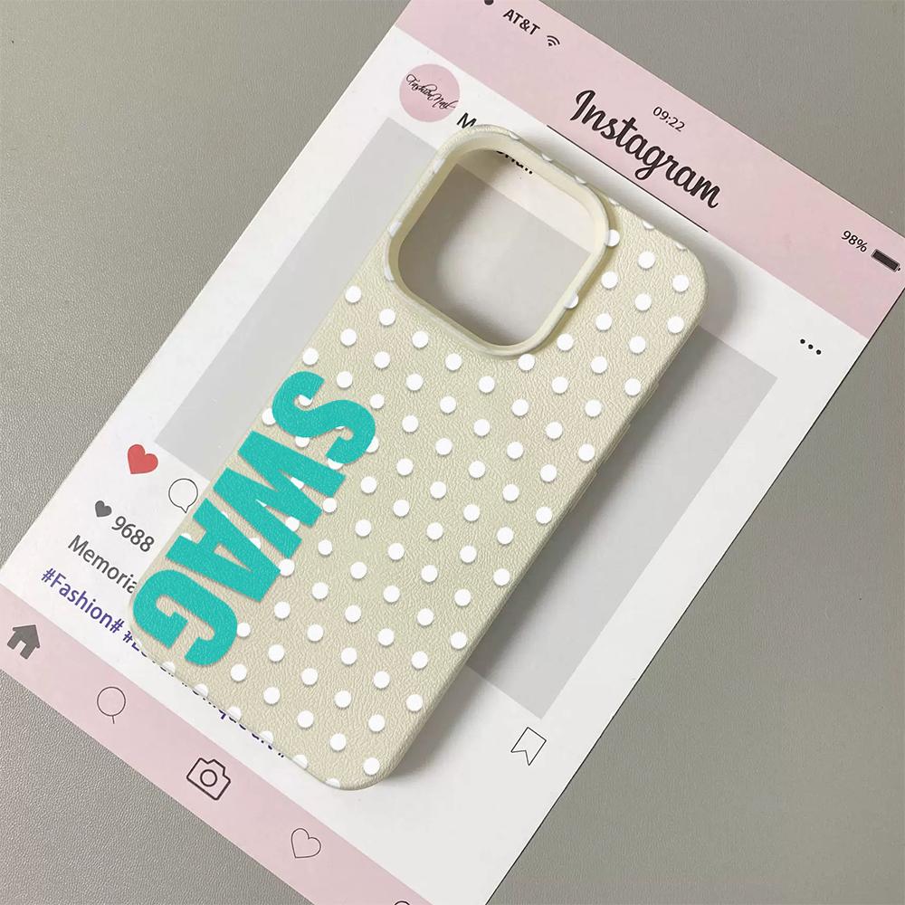 Polka Dot Swag Phone Case Suitable For IPhone 17 Pro Max Air 16 15 Plus 14 13 12 11 Case Cover Funda For IPhone 16 15 14 Plus