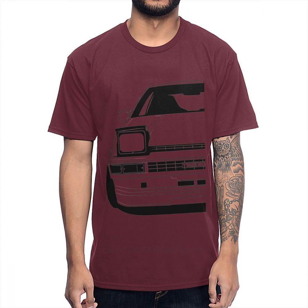 Japanese Anime Initial D  AE86 Car Drift T shirt Fujiwara Tofu Shop Novelty Design Summer Man Fashion Streetwear Tshirt S