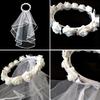 Delicate Bridal Crown Headband with Veil Bachelorette Party Hairhoop Engagement Party Headdresses Wedding Photoshoots