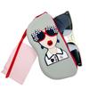 nQv Waterproof Drop-proof Silicone Sunglasses Storage Bag with Hook