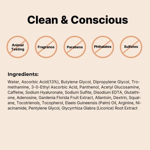 COSRX Vitamin C13 Serum Vitamin C13 Serum 20ml Vitamin C Lotion Vitamin E Hyaluronic Acid Hydration Pure Vitamin C Real Vitamin C Sensitive Skin Human