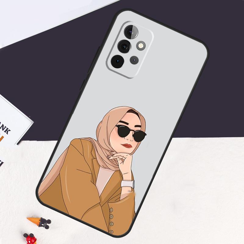 Muslim Islamic Arabic Hijab Gril Case For Samsung Galaxy A05 A06 A26 A16 A56 A36 A22 A32 A52 A54 A34 A14 A55 A15 A53 A33 A35