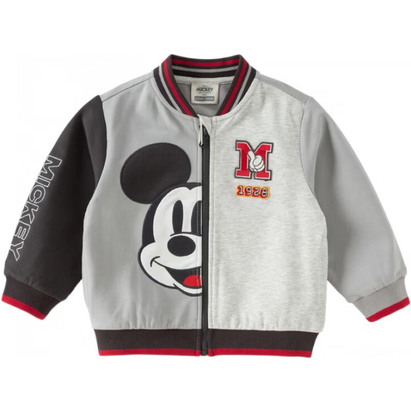 DAVE&BELLA Disney IP Boy s Color-Block Baseball Jacket 80 cm