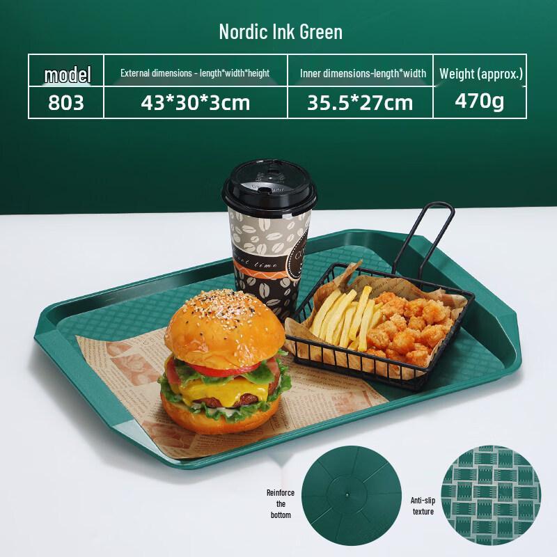 Plastic Round Non-slip Tray