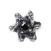 Herren Trendige Schwarze Sechs-Stern Ohrstecker - Vintage Ohrschmuck