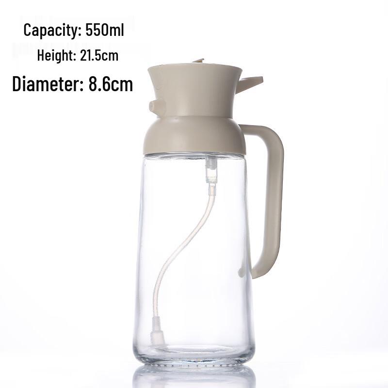 

Скляний диспенсер для олії ZISIZ з розпилювачем та носиком