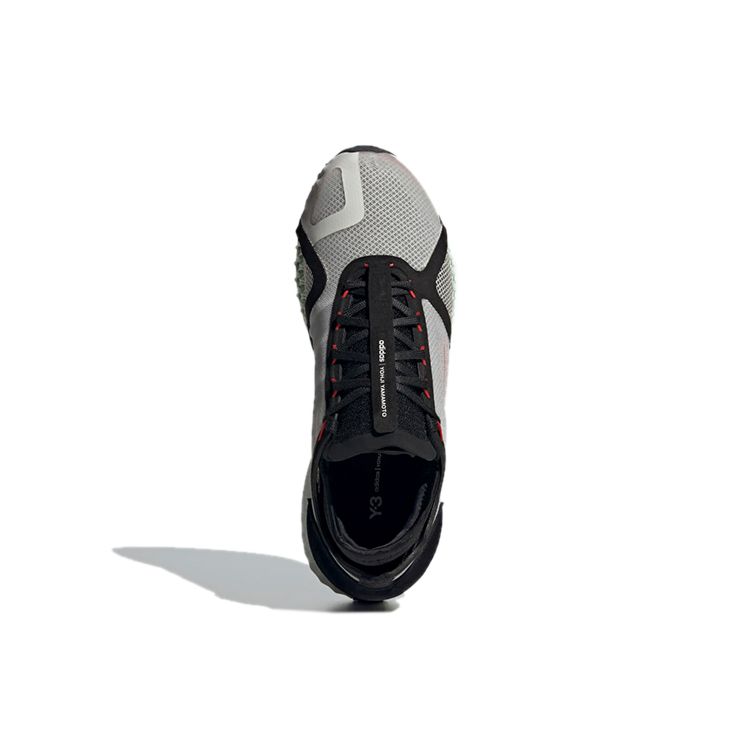 Adidas Y-3 Runner 4D IOW Bliss Unisex Sneakers Grey Black Red FZ4501