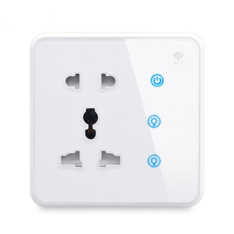 Tuya/Zigbee Smart Touch Switch US EU and UK Smart Home Multi-function Wifi Wall Socket