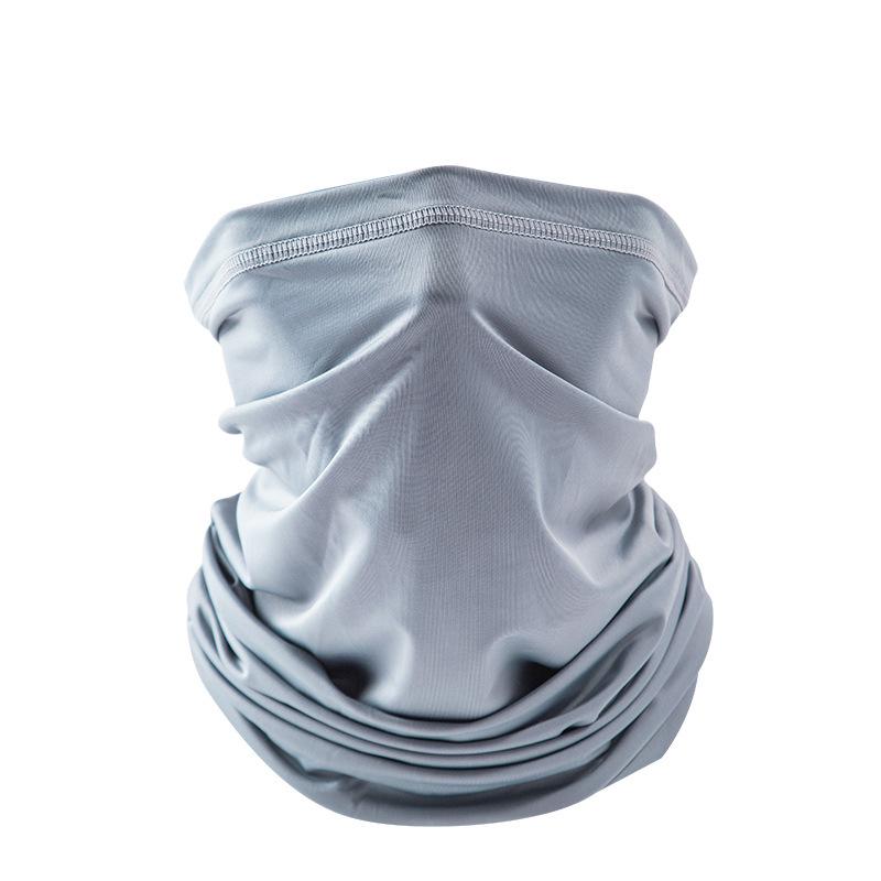 

Ice Silk Camo Headband: Breathable, UV-Protective, Cycling Face Mask & Sports Bandana One Size