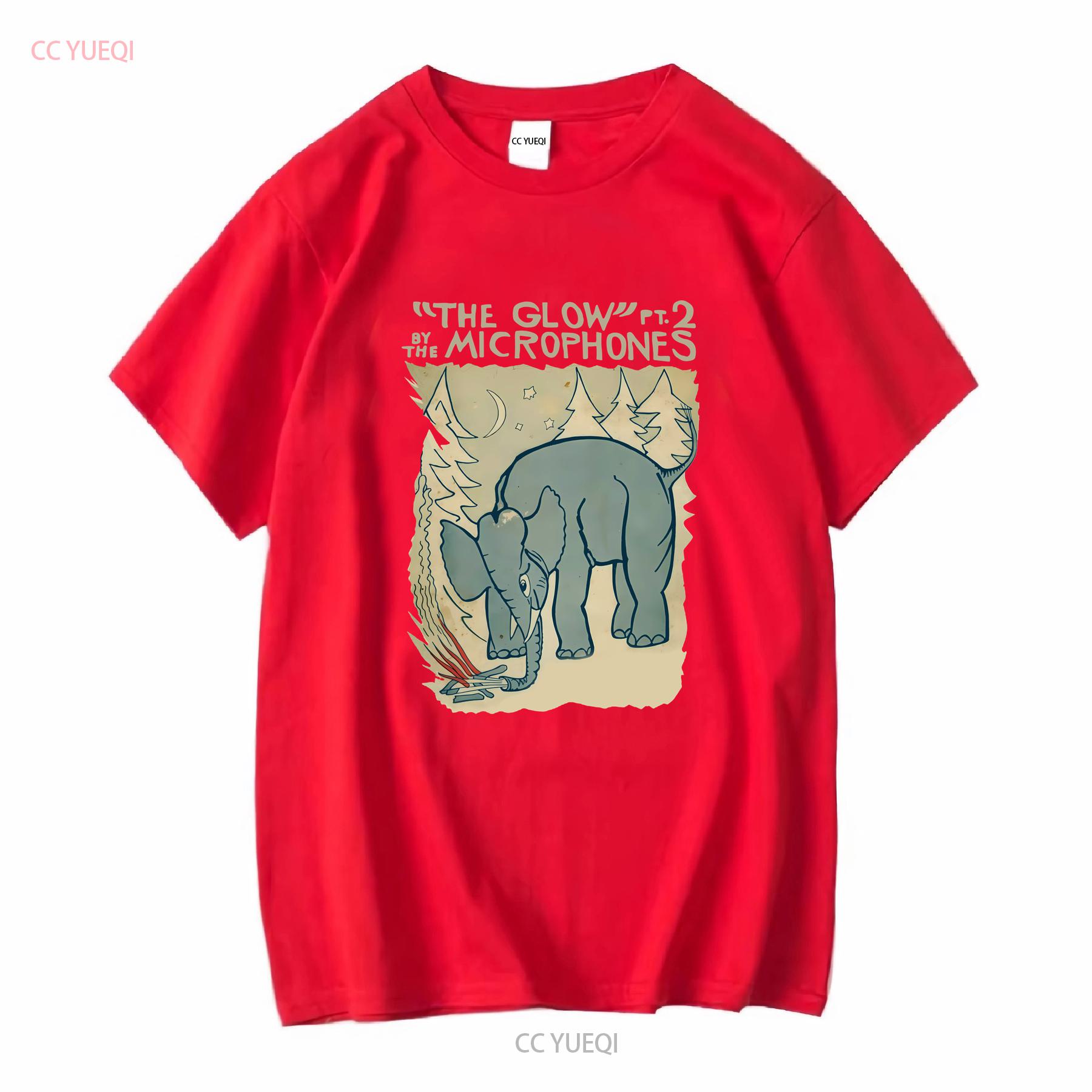 The Microphones T Shirt Glow Pt2 Indie band Music s long or short sleeves vintage Washed Unisex Breathable Versatile fashion S