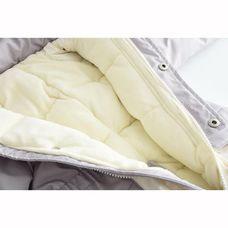 Baby Wintermantel Verdicken Baby Jumpsuit Warm Kinderjacke Wasserdicht Kinder Skianzug Kapuzen Baby Schneeanzug