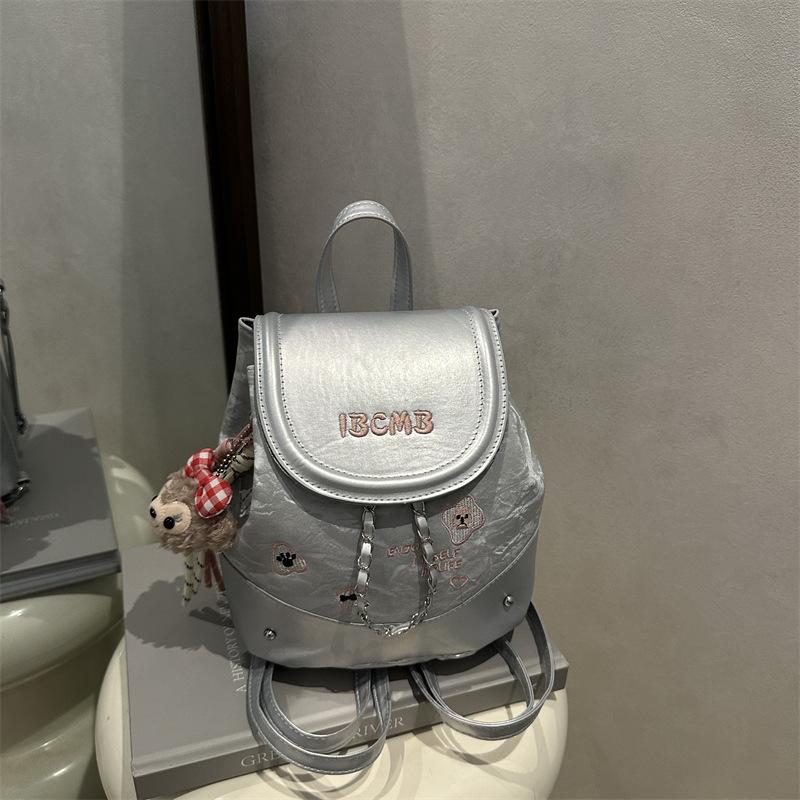 Neue Mode einfarbig schlichte Freizeit Reise Trend große Kapazität niedlich süß Shopping lässige Doppel-Schulter Damenhandtasche