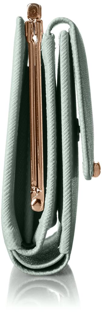 U by Ungaro Eiger Clasp Folding Wallet with Key Ring, Women's, Light Green, UULW6AS4