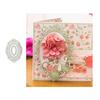 Laciness Die Cuts Nesting Oval Cutting Dies Embossing Die Cuts Templates for Kid Gift Card Making Scrapbooking DIY Album