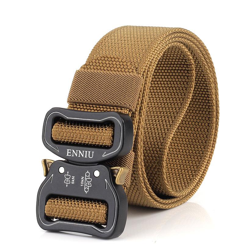 Neuer Cobra Nylongürtel, Herren Outdoor Taktikgürtel, Schnalle Canvasgürtel