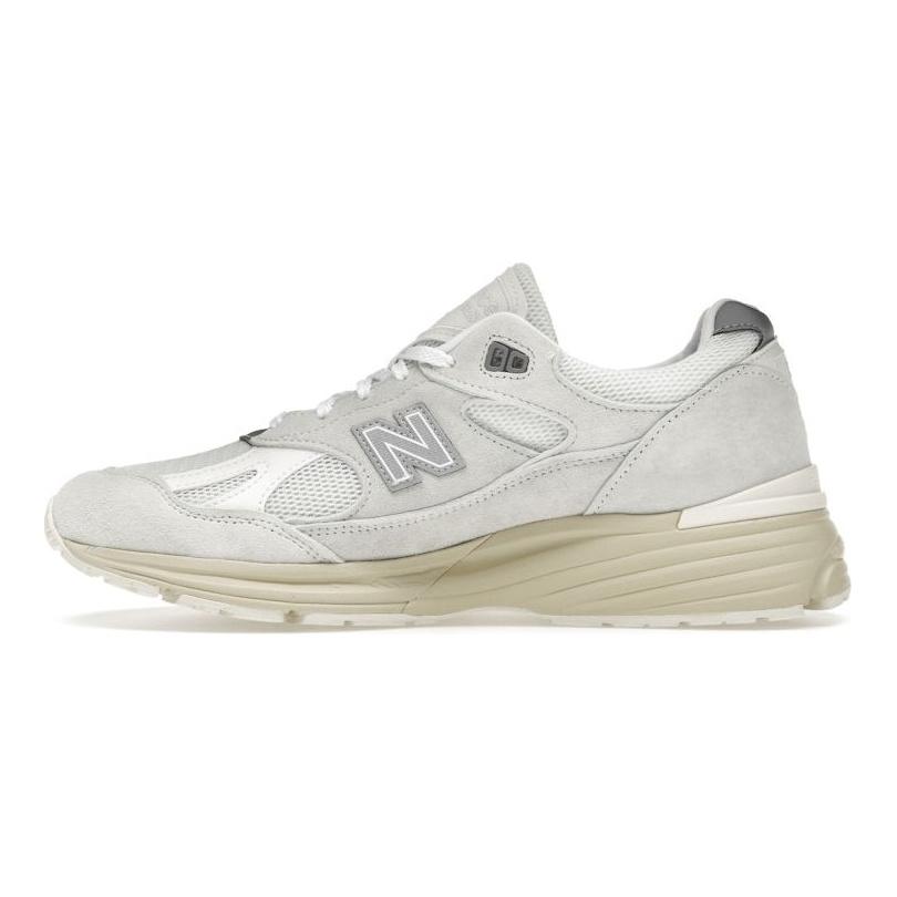 New Balance 991v2 Hecho en Inglaterra Carrillón de Viento Zapatillas Unisex Blanco Crema Rocío Helado U991OW2