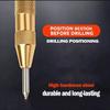 Center Punch with Cap for Metal Woodworking Positioning Marking Tool Handheld Automatic Mark Tool for DIY Workshop Projects
