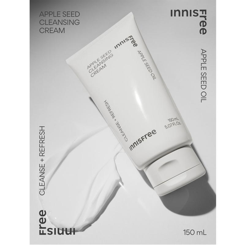 Innisfree Apple Seed Cleansing Cream 150ml - Cleanse & Refresh (3 Options)
