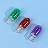 10Pcs 24V 1.2W T5 /12V 5W T10 Glass Light Bulb Dashboard Instrument Panel Brake Light Bulbs Headlights Lamp Lights Car Lights