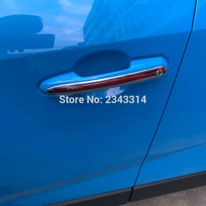 ABS Chrome Door Handle For Toyota Rav4 RAV 4 XA50 -2024 Decorative Accessories Original Car Style Handle Trim Styling 4pcs