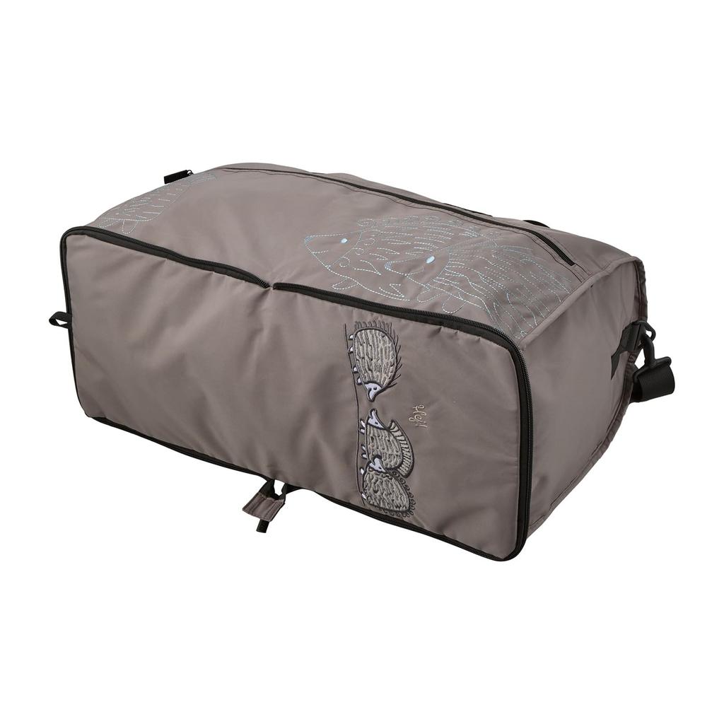 Lisa Larson Große Faltbare Boston Tasche H0004 LL13. Greige Igel