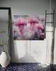 Canvas print, Pink jellyfish