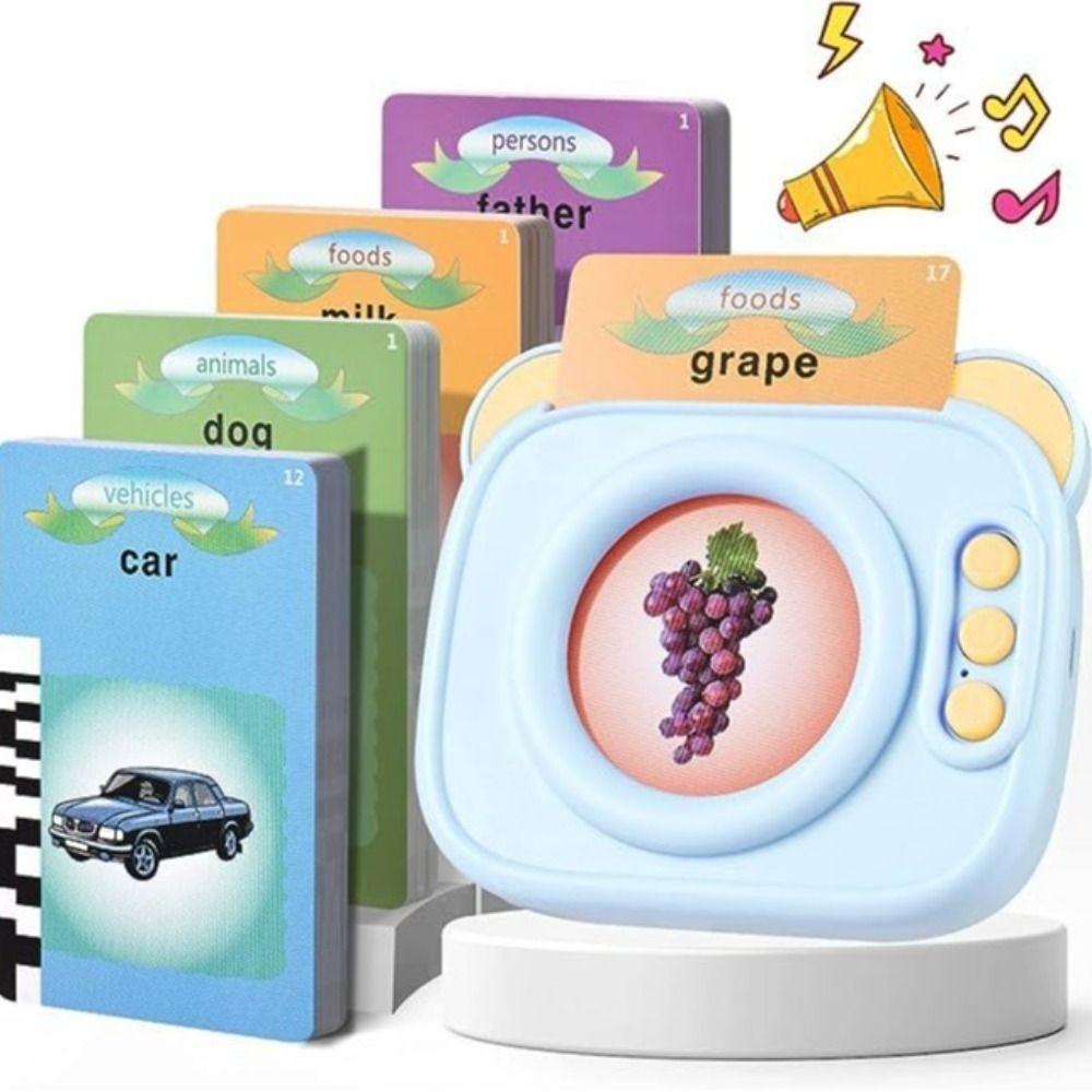 

Early Educational English Flashcards Kids Audio Electronic Cards Book Kindergarten style 3