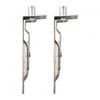2 Pack 4 Inch Door Flush Bolt Stainless Steel Security Door  Concealed