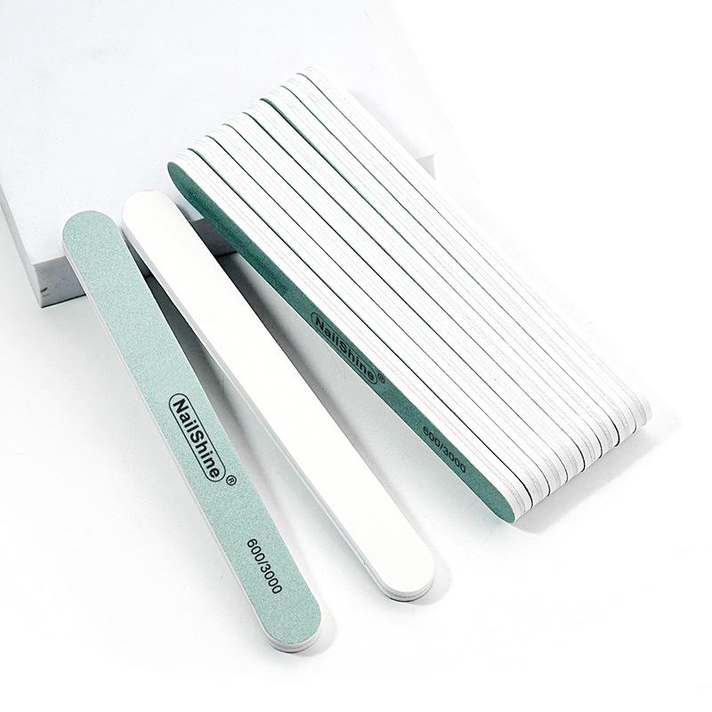 Nail and Silver Polishing Set: Green White Strips for Coarse and Fine Grinding