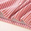 Velvet Thickened Women's Plaid Pajama Set – Warm Long Sleeve for Autumn/Winter, Suitable for Indoor/Outdoor Wear.