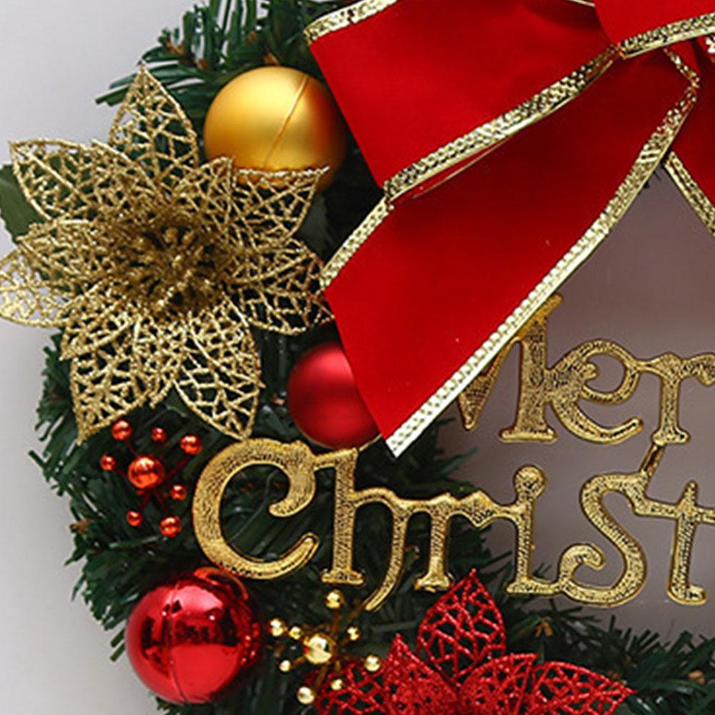 Weihnachts-Türdeko Kränze Realistische Hängende Girlande Dekoration Vielseitige Schleife/Beere/Weihnachtsmann/Rentier für Heimparty-Deko