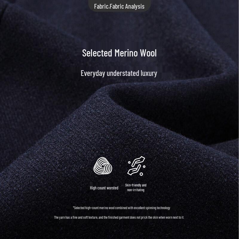 Navigare Women's Winter Wool Blend Straight-Leg Trousers