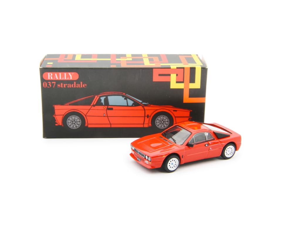 LAUDORACING Lancia 037 Rally Stradale 1982 Red Rally Stradale Rosso 1/64 (Loudo Racing)