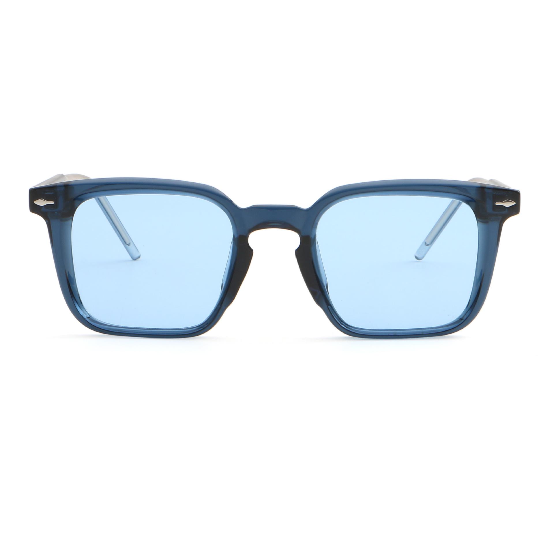 New Retro Square Frame Sunglasses 9811 – Men s Fashionable European  American Style with High-End Cellulose Acetate
