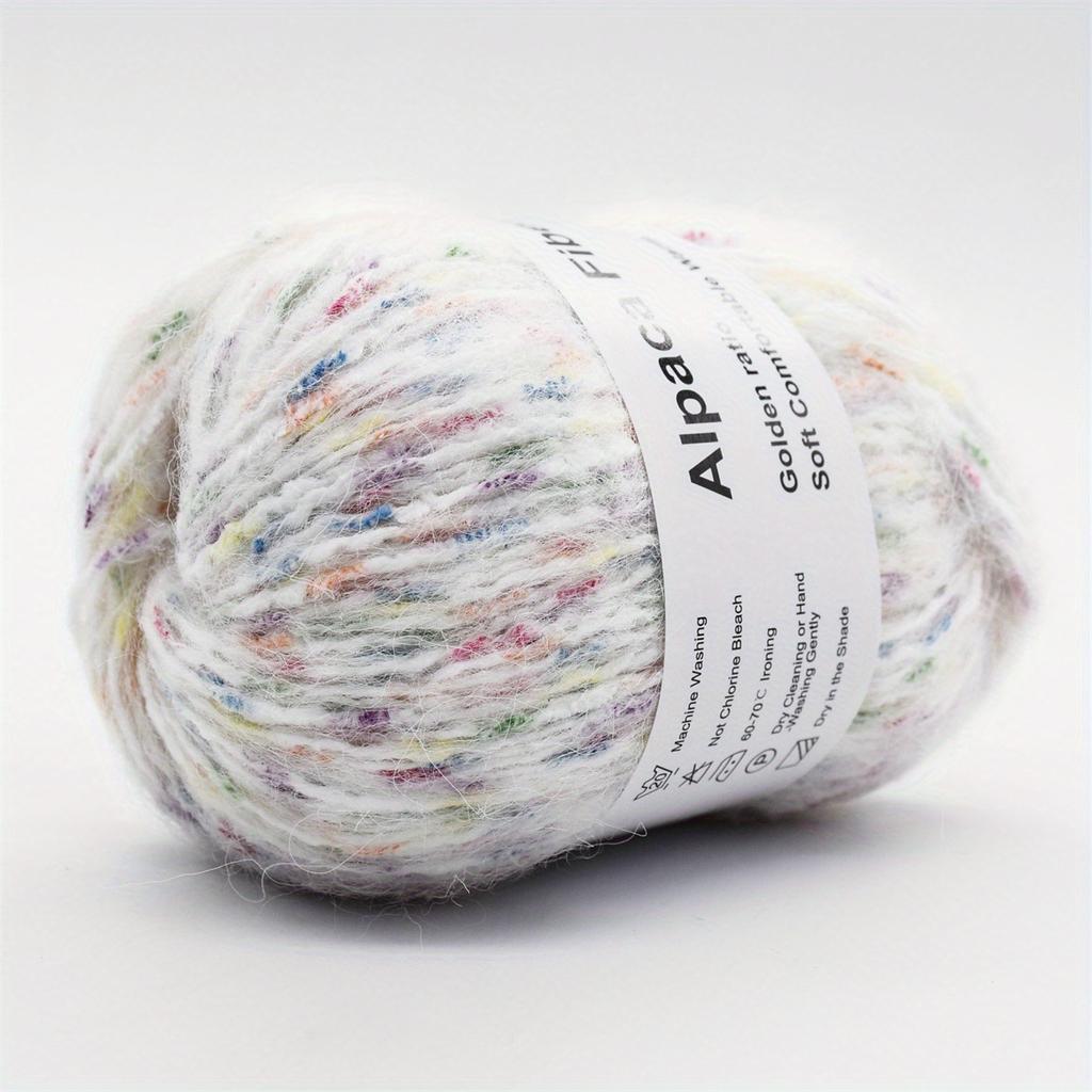 6-Pack Soft Cashmere Wool Acrylic Blend Yarn (50g/280m Per Skein) Multi-Color for Knitting & Crocheting Sweaters 3.5-4.5mm Needle/Hook Handmade Yarn
