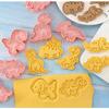 Dinosaur Stamp Cutters Molds 8pcs