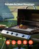 24x16 in Flat Top Griddle Carbon Steel Universal BBQ Grill Pan Cookware