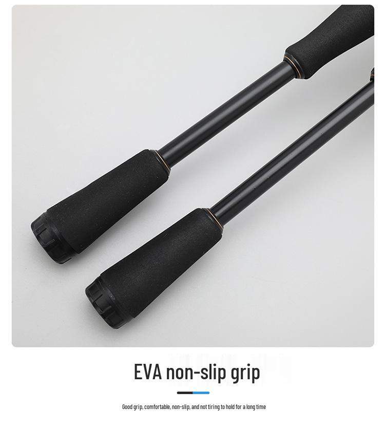 Cross Carbon Ultra-Light Sea Fishing Rod with Hollow Joint, Gun/Straight Handles, M/MH Action