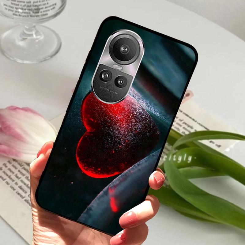 For Oppo Reno 10 5G CPH2531 Case Reno10 Shockproof Soft TPU Silicone Phone Cover For Oppo Reno 10 Pro 5G CPH2525 Funda Cartoon