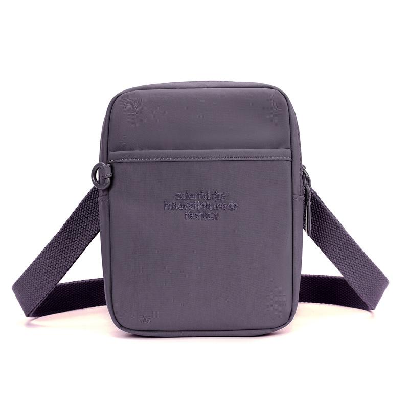 Summer Messenger Small Bag Portable Large Screen Mobile Phone Bag Simple and Versatile Walking Small Bag Nylon
