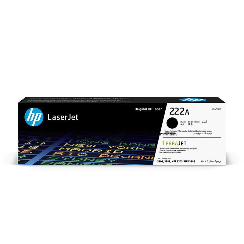 HP 222A W2220A Black Original LaserJet Toner Cartridge