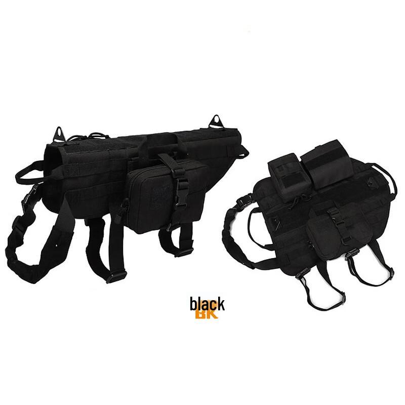 Bingyue Waterproof Dog Tactical MOLLE Vest L