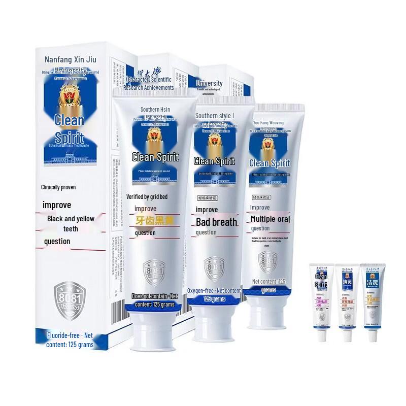 

Jieling Multi-Effect Whitening & Fresh Breath Toothpaste Set