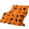 Scary Halloween Flannel Blanket – Cozy Soft Throw for Couch, Bed and
